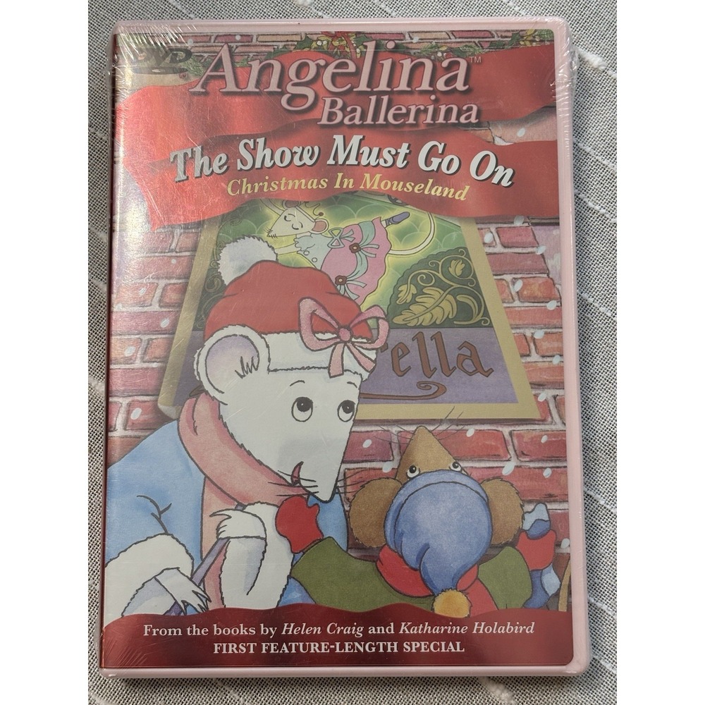 Angelina Ballerina: The Show Must Go On - Christmas in Mouseland [DVD] BRAND NEW